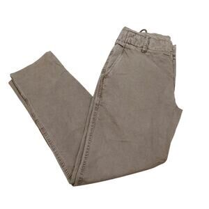 James Perse Size 28 Olive Green Cargo Style Pants Well Made Cotton Pockets